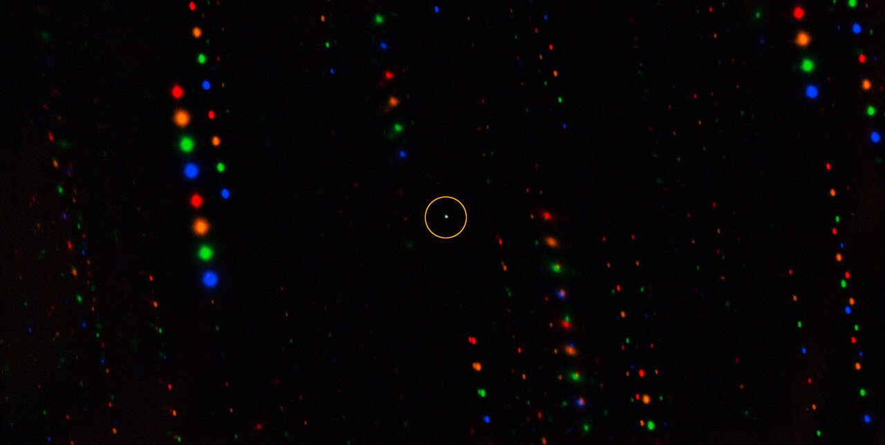 Gemini image of asteroid 1998 KY26 (annotated) | NOIRLab