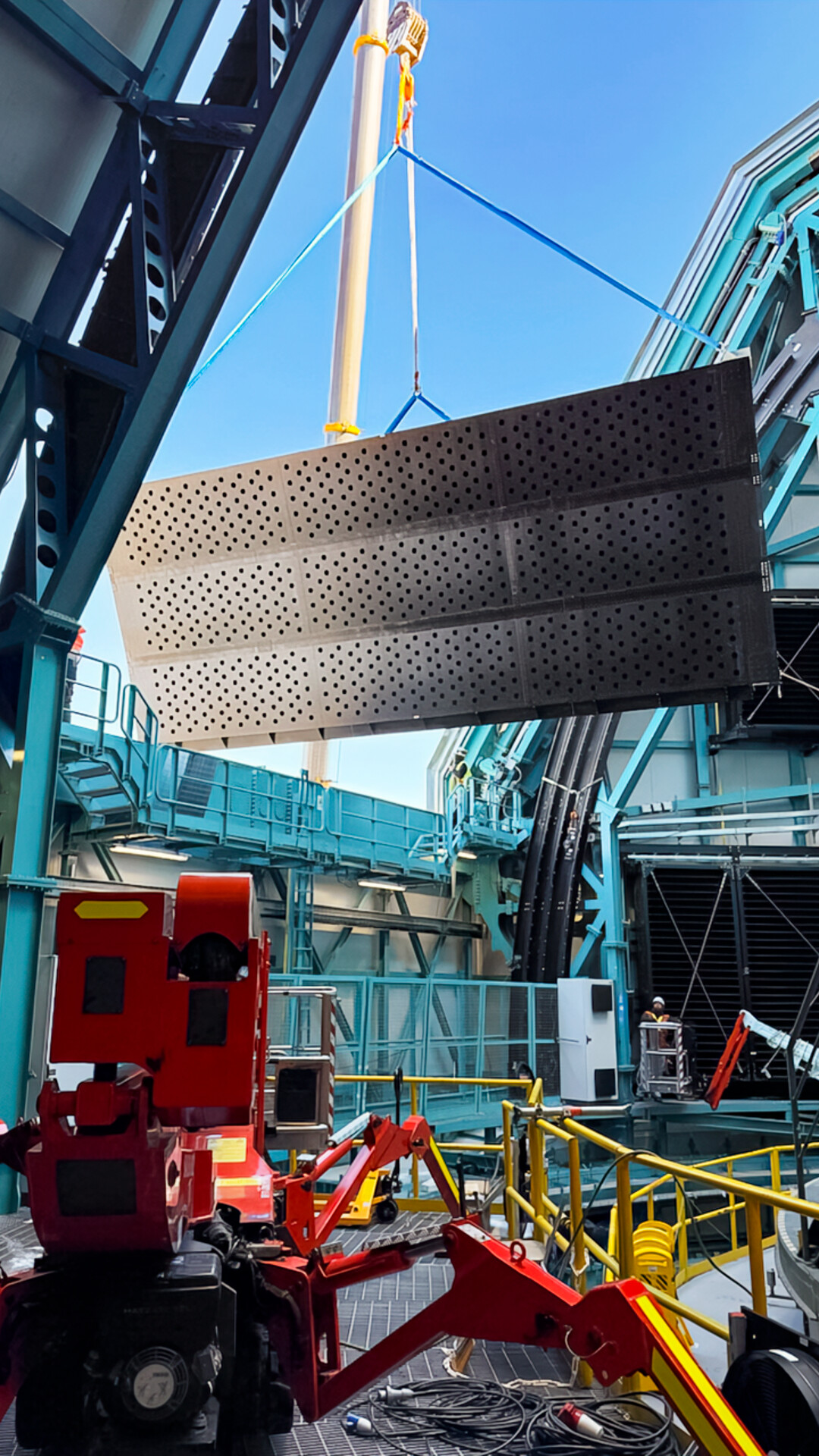 Rubin Light-Wind Screen Panel | NOIRLab