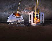 Estrellas guía láser del Telescopio Magallanes Gigante y del Telescopio de Treinta Metros, ambos parte del US-ELTP.