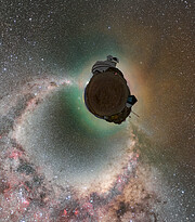 Rubin During First Look Observation Campaign (360-degree Panorama)