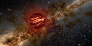 Gemini South Aids in Discovery of Elusive Cloud-Forming Chemical on Ancient Brown Dwarf
