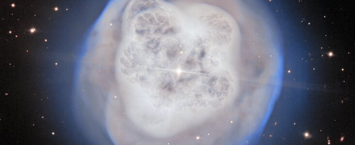 Gaze into the Crystal Ball Nebula and See the Light Emitted by a