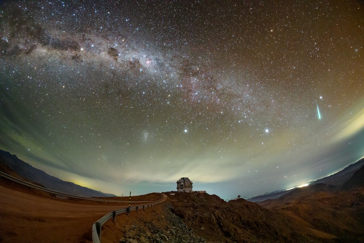 Stars Fall Like Rain Over Cerro Pachón