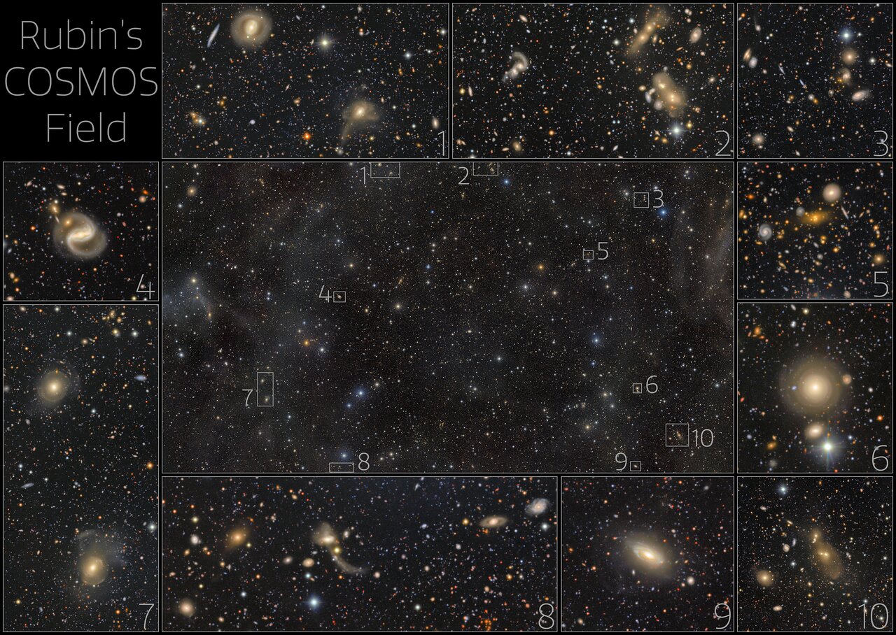 NSF–DOE Rubin Observatory Opens Deep Window on Famous Cosmic Field ...