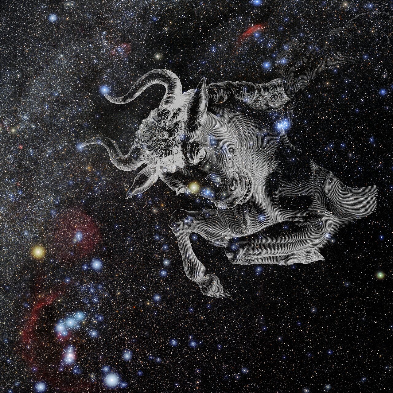 Taurus with Hevelius Drawing | NOIRLab