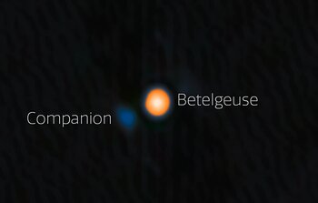 Betelgeuse and Its Stellar Companion (annotated)