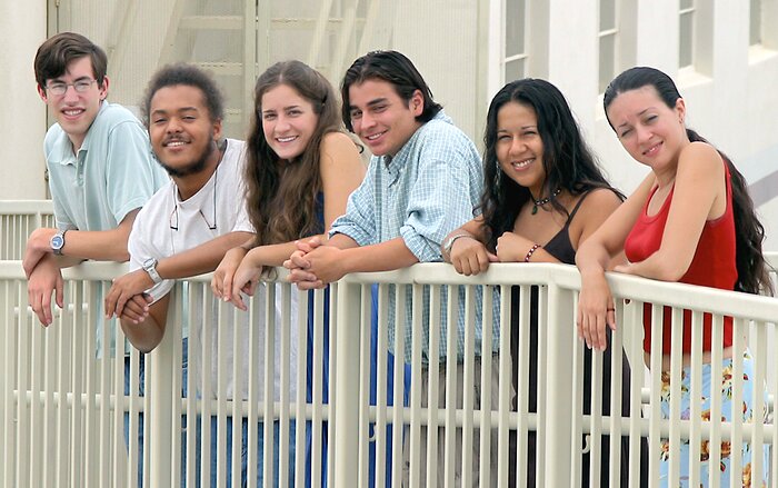 Six undergraduates in KPNO's summer student program