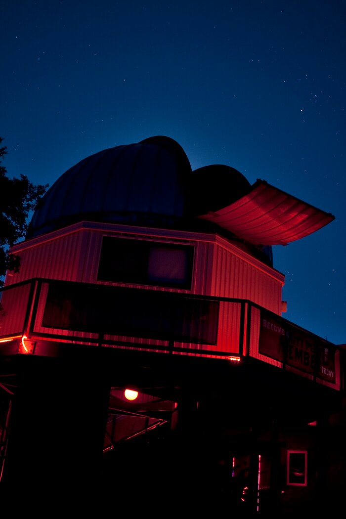 Kitt Peak Visitor Center 0.6-meter Shreve Telescope at Night