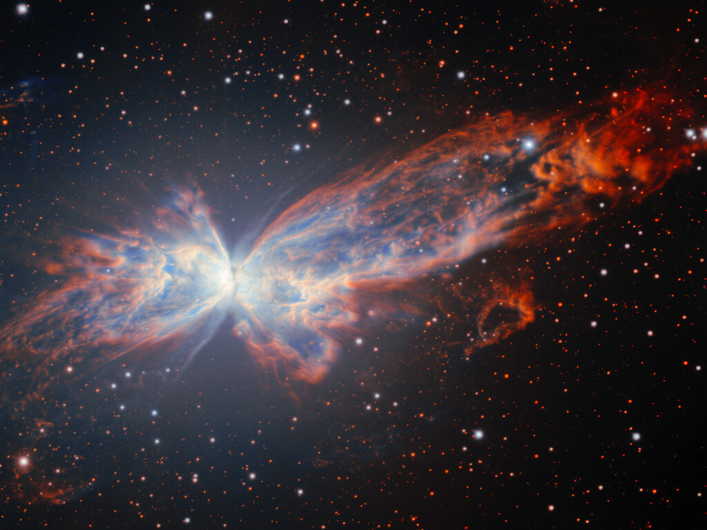 【NGC MS61】1836年 ナッサウ 6クロイツァー銀貨 ドイツ諸邦 希少 Gemini South Images the Butterfly Nebula | NOIRLab