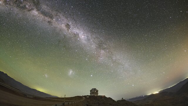 Gemini South Laser Timelapse