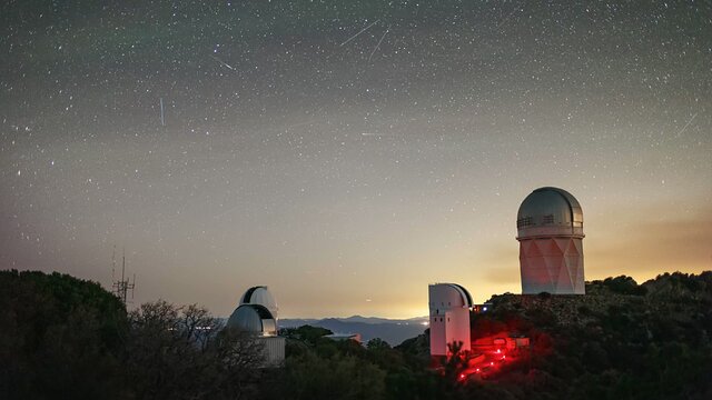 Satellites above Kitt Peak